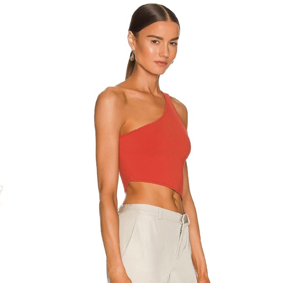 NEW A.L.C. REVOLVE ONE-SHOULDER CROP TOP - Picture 4 of 10